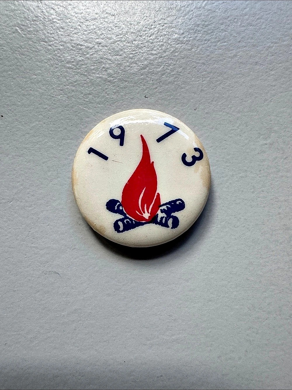 Vintage 1973 Campfire Girl Pin
